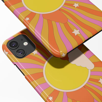 Hippie 70s Sun iPhone Case