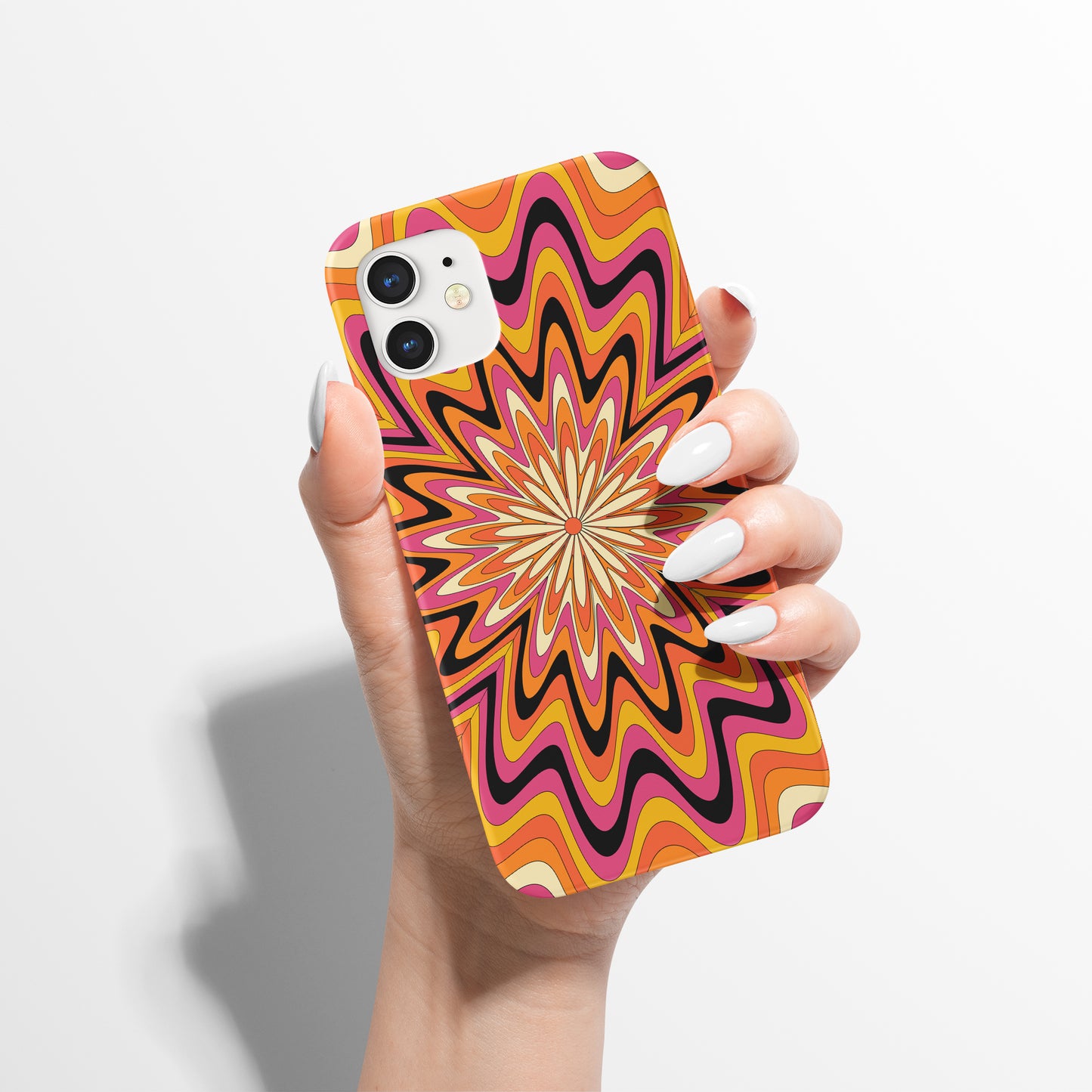 Groovy Swirl Retro iPhone Case