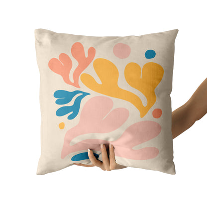 Pastel Artistic Throw Pillow
