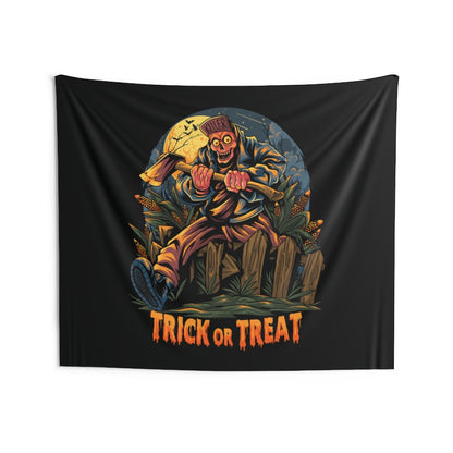 Trick or Treat Halloween Wall Tapestry