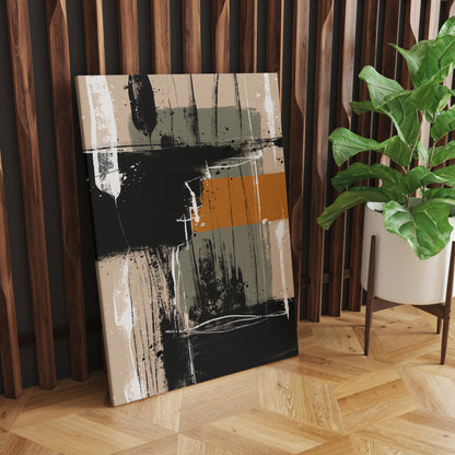 Painted Modern Abstract Art Canvas Print