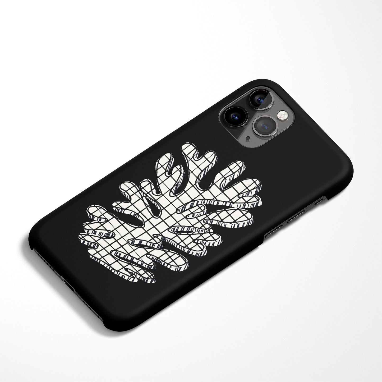 Black Drawing iPhone Case