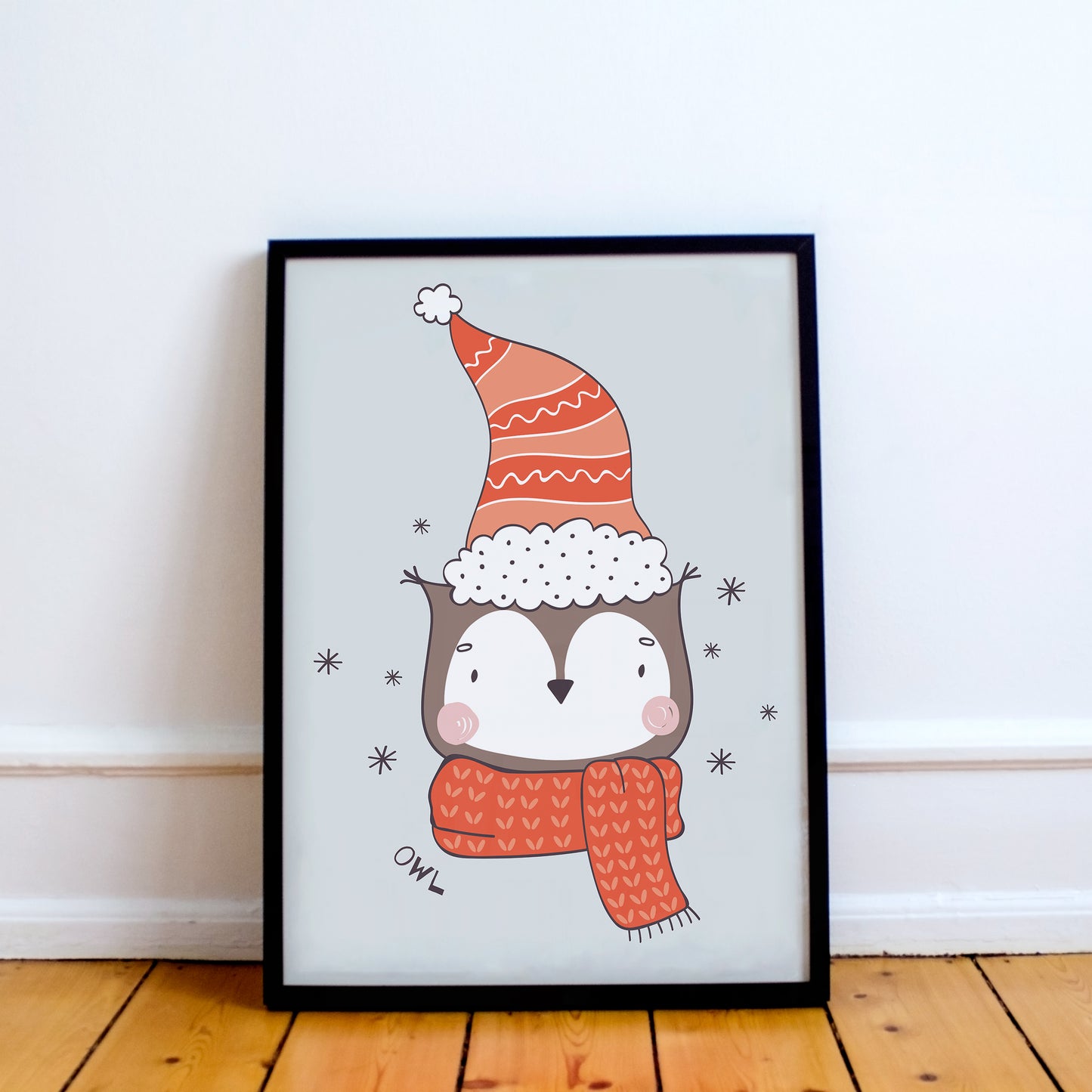 Winter Owl Poster