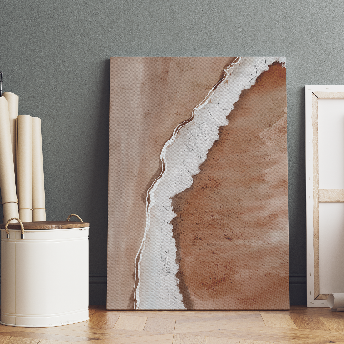 Abstract Desert Landscape Canvas Print