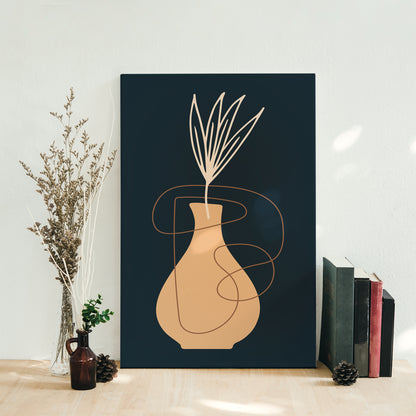 Dark Blue Aesthetic Canvas Print