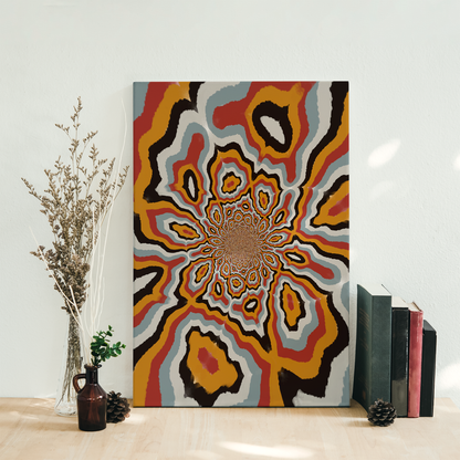 Gypsy Etnic Colorful Abstract Canvas Print