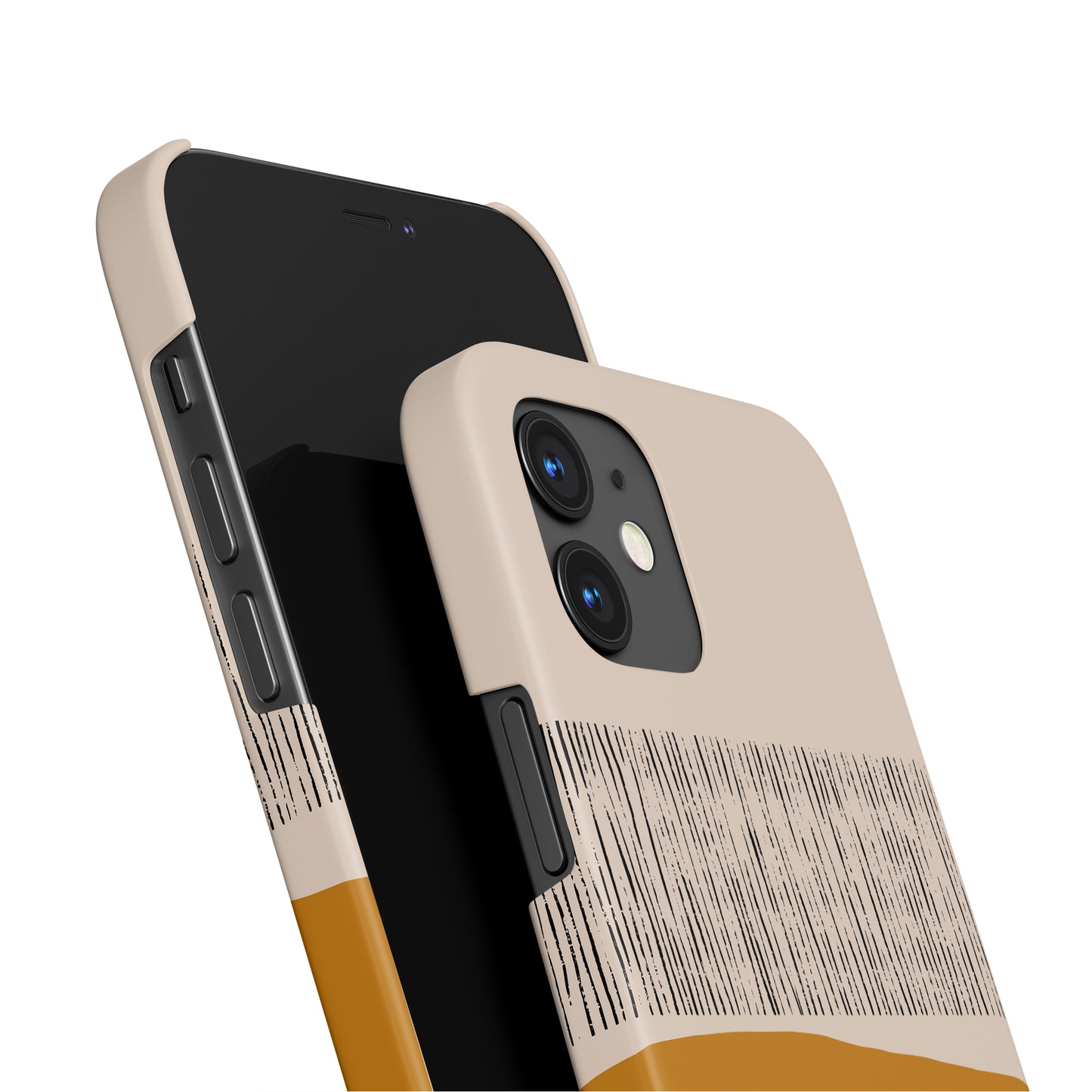 Mustard Mid Century Modern iPhone Case