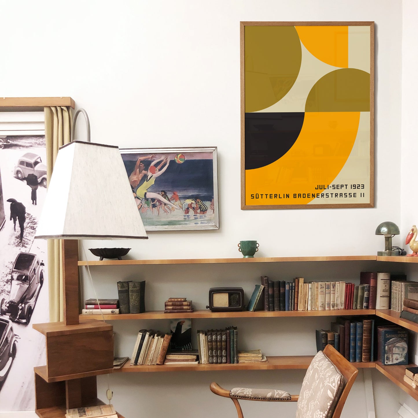 Minimal Bauhaus Exhibition Poster