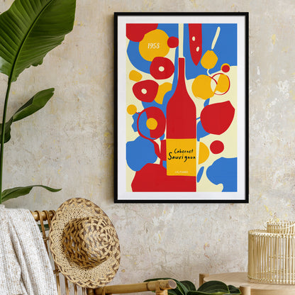 Cabernet Sauvignon California Wine Poster