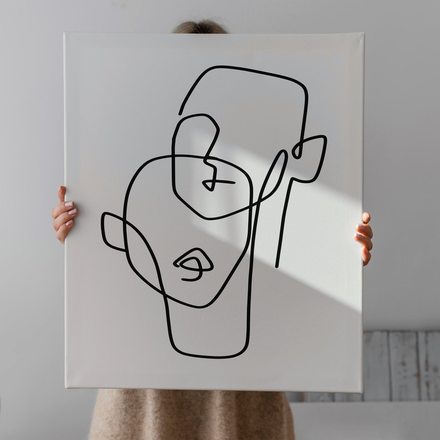 Picasso Line Art Minimalist Canvas