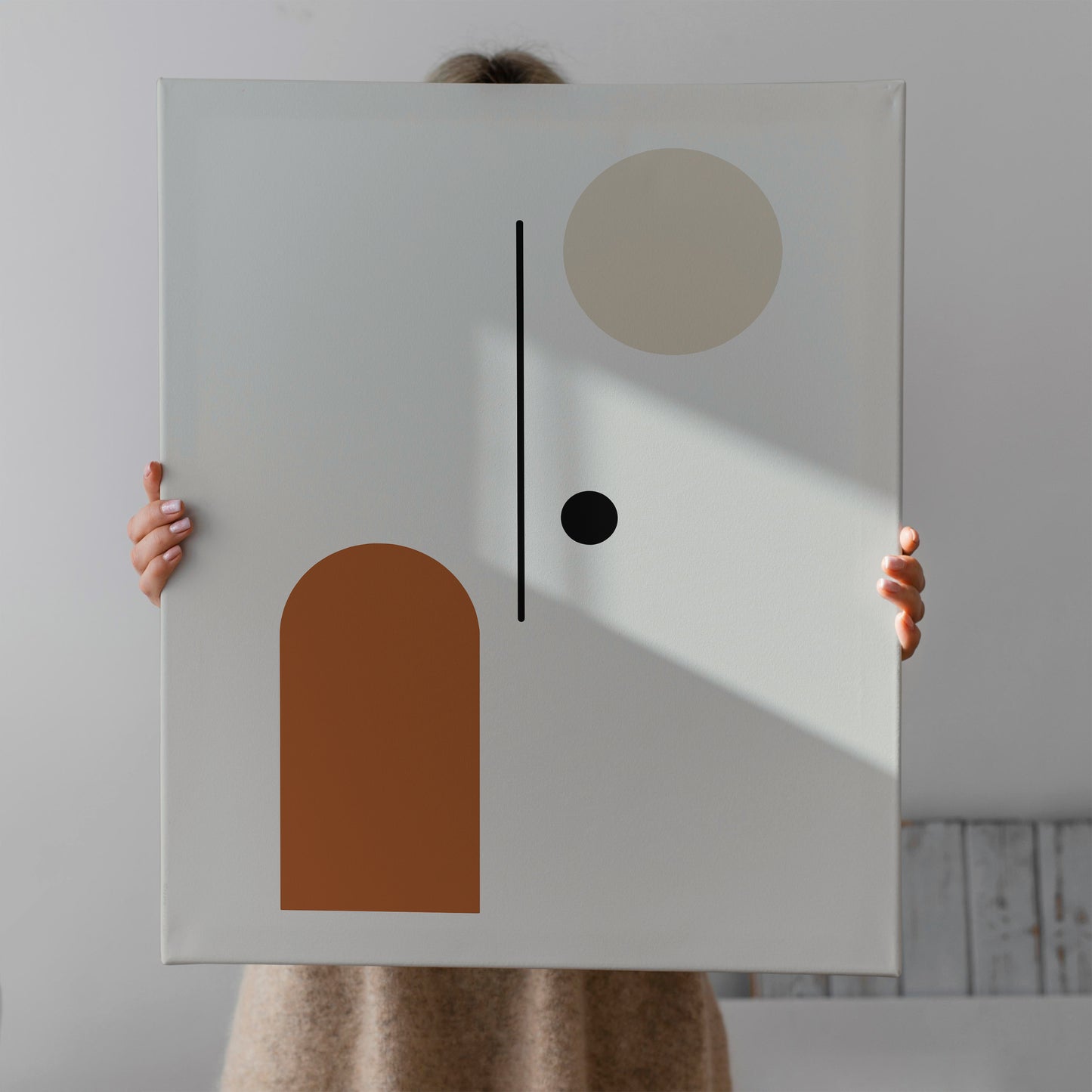 Minimalist Geometric Canvas Print