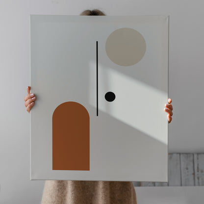 Minimalist Geometric Canvas Print