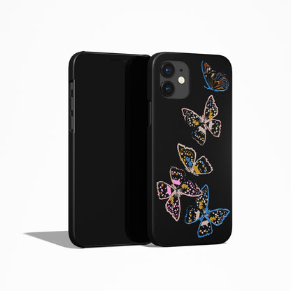 Black Butterflies iPhone Case