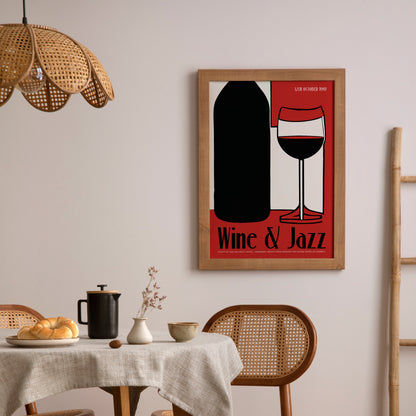 Red Wine & Jazz Festival Poster