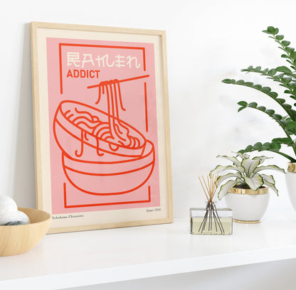 Ramen Addict - Foodie Poster