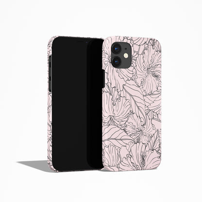 Pink Floral Feminin iPhone Case