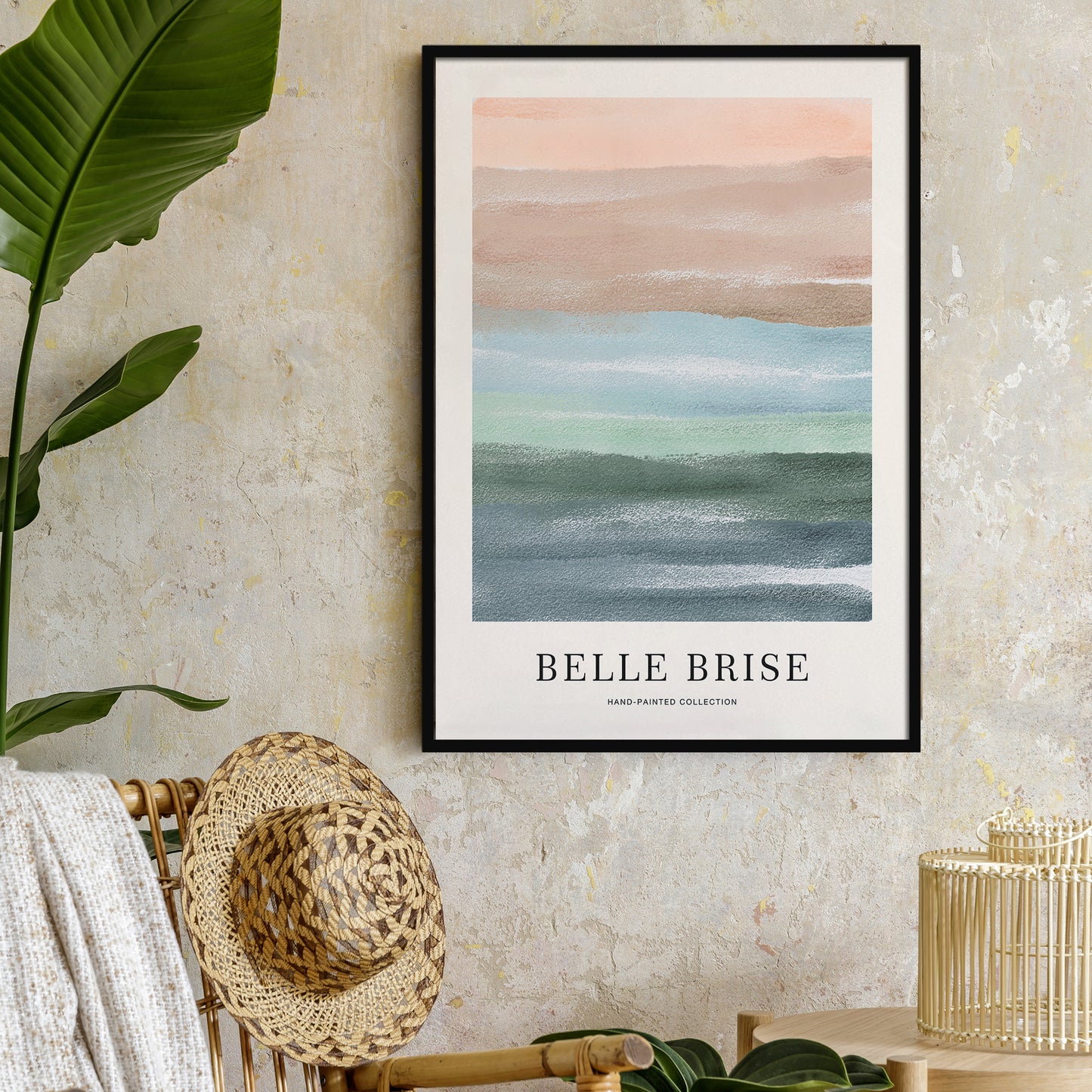 Belle Brise Abstract Modern Poster