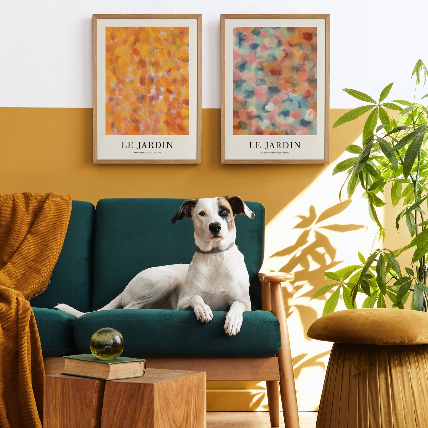 Le Jardin No2 Hand Painted Collection Poster