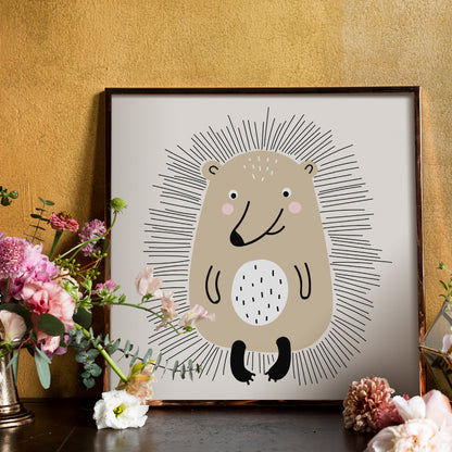Little Hedgehog Print