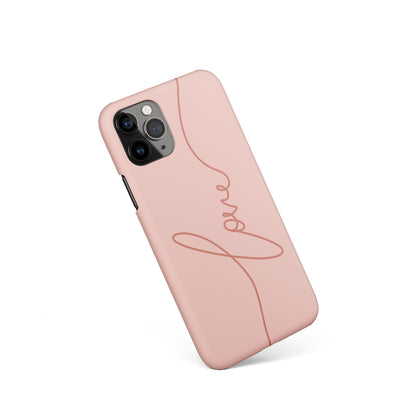 Pink Love iPhone Case