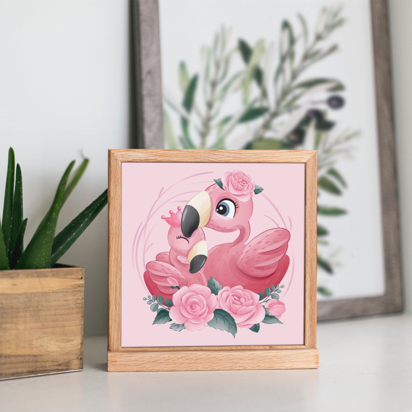 Flamingo Family Print