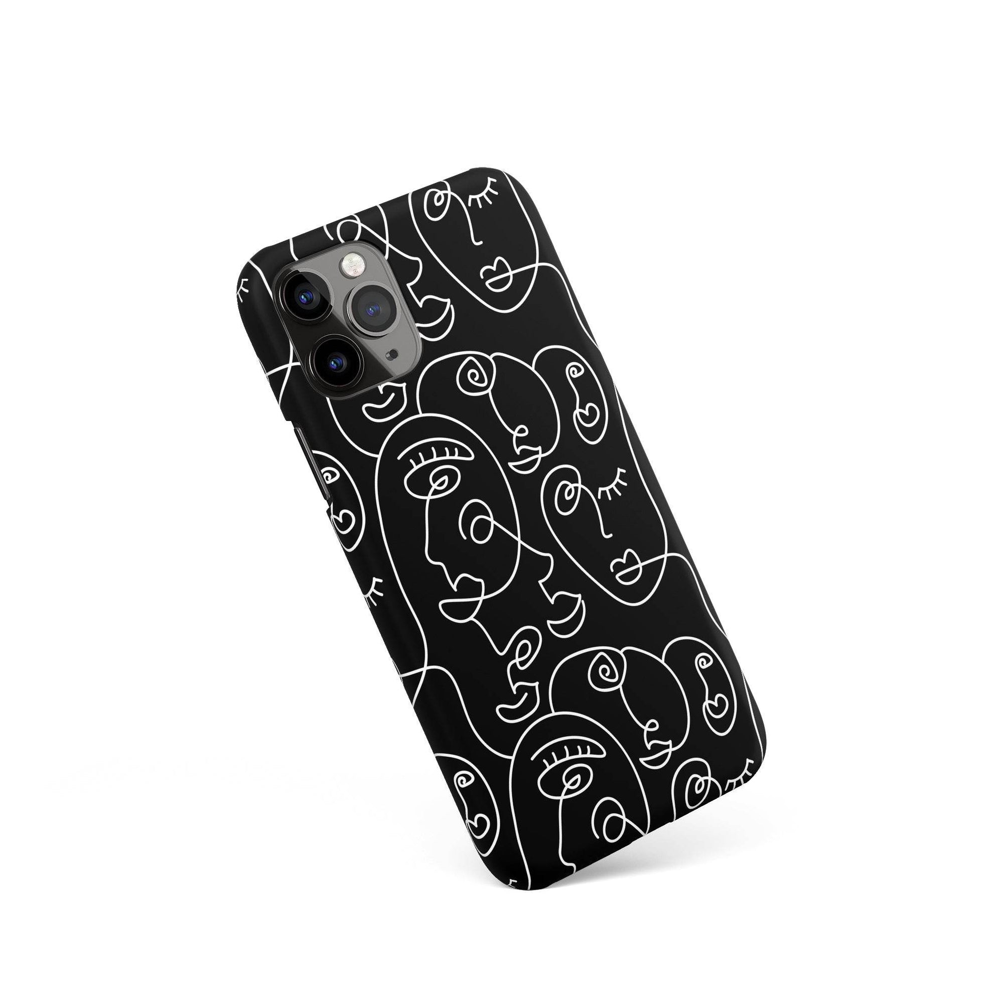 Line Art Faces iPhone Case — HypeSheriff US