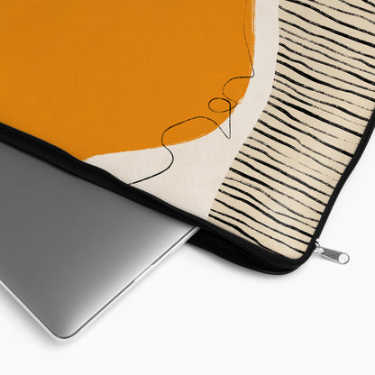 Abstract Yellow Art - Laptop Sleeve