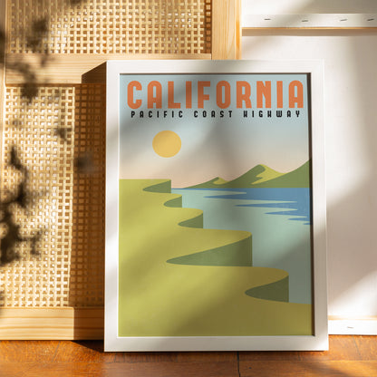 Pacific Coast Highway, California - Poster