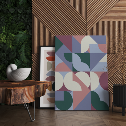 Geometric Modern Composition Canvas Print