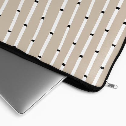 Beige Elegant Minimalist MacBook Sleeve