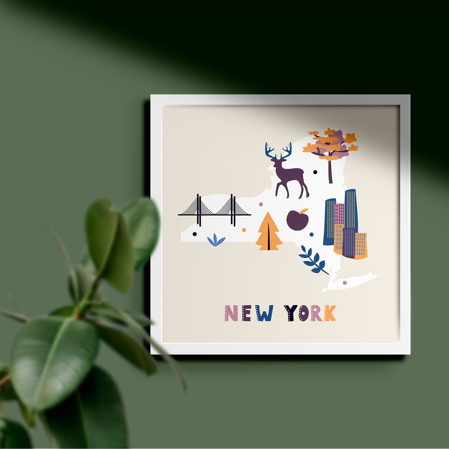New York, Travel Print
