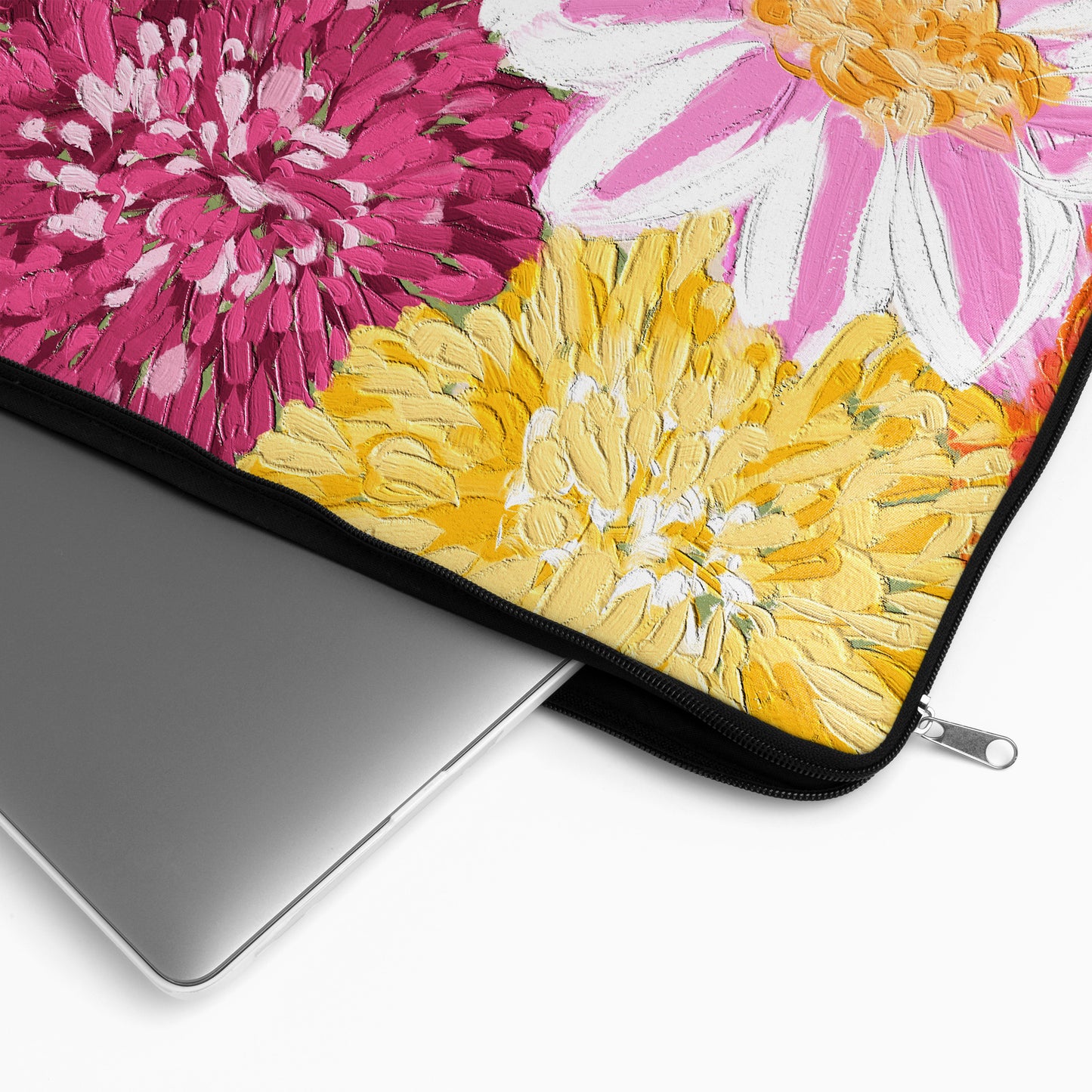 Painted Colorful Flowers- Laptop Sleeve