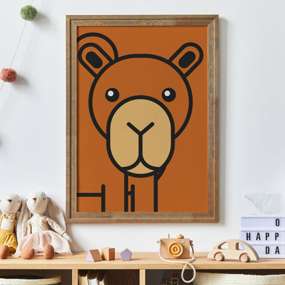 Cute Camel Poster