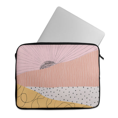 Abstract Landscape Pastel MacBook Sleeve