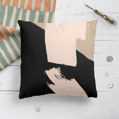 Geometric Abstract Art Throw Pillow