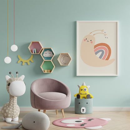 Cute Snail Poster