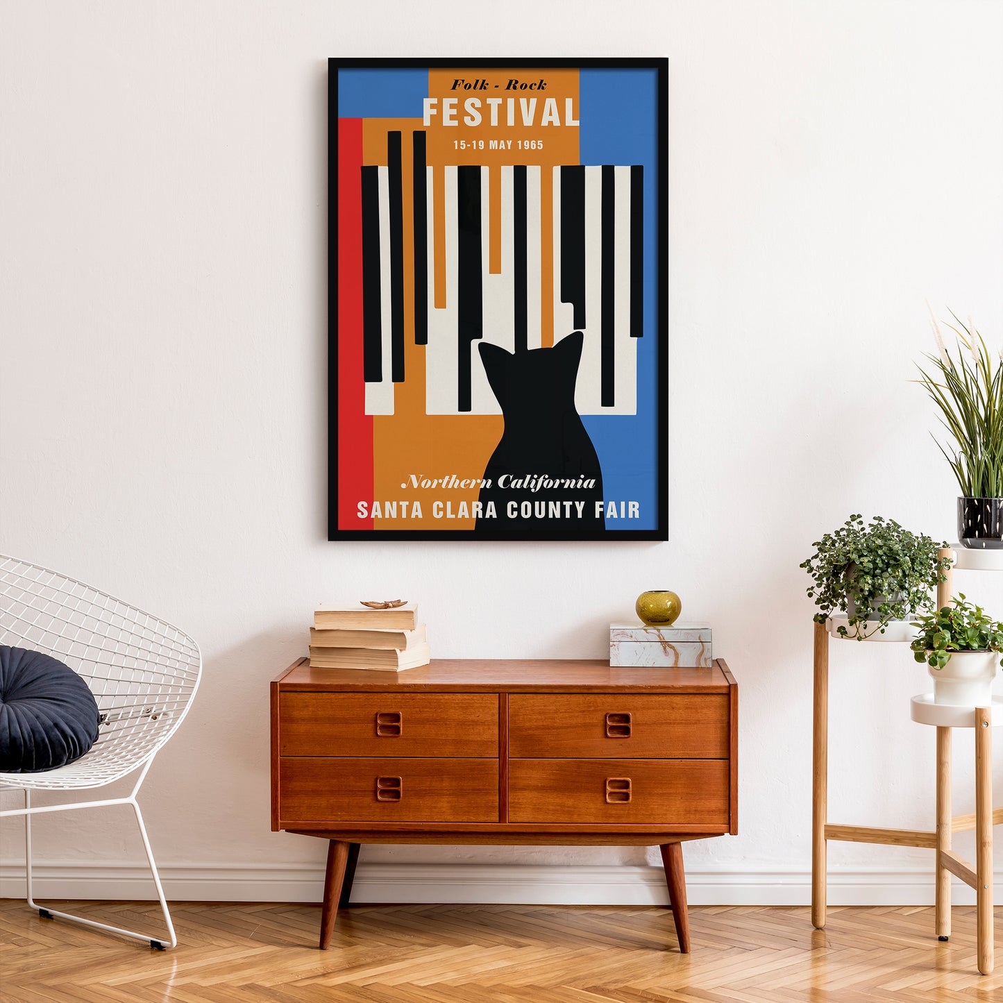 Folk Rock Music Festival Poster