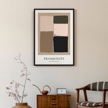 Tranquillity, Abstract Color Blocks Poster