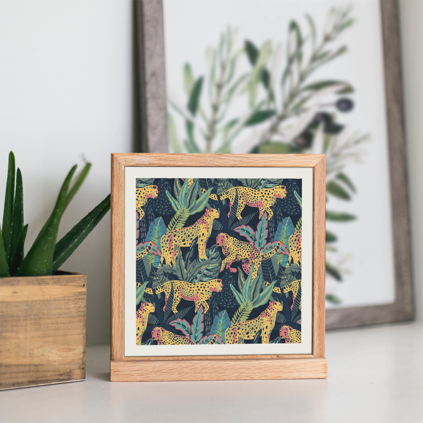 Tropical Leopards Print