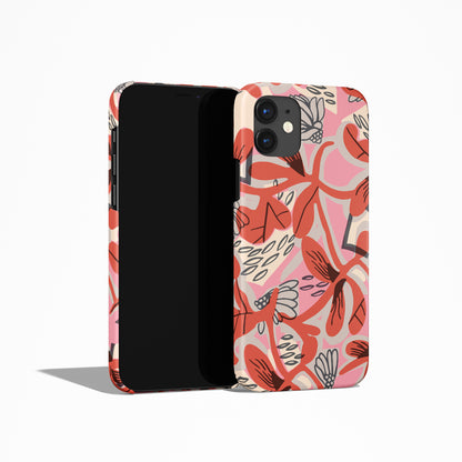 Pink Eclectic Nature iPhone Case