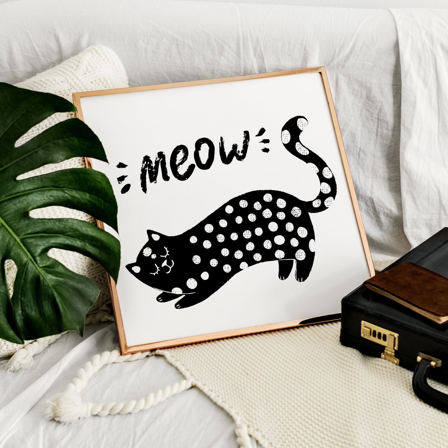 Meow Cat Print