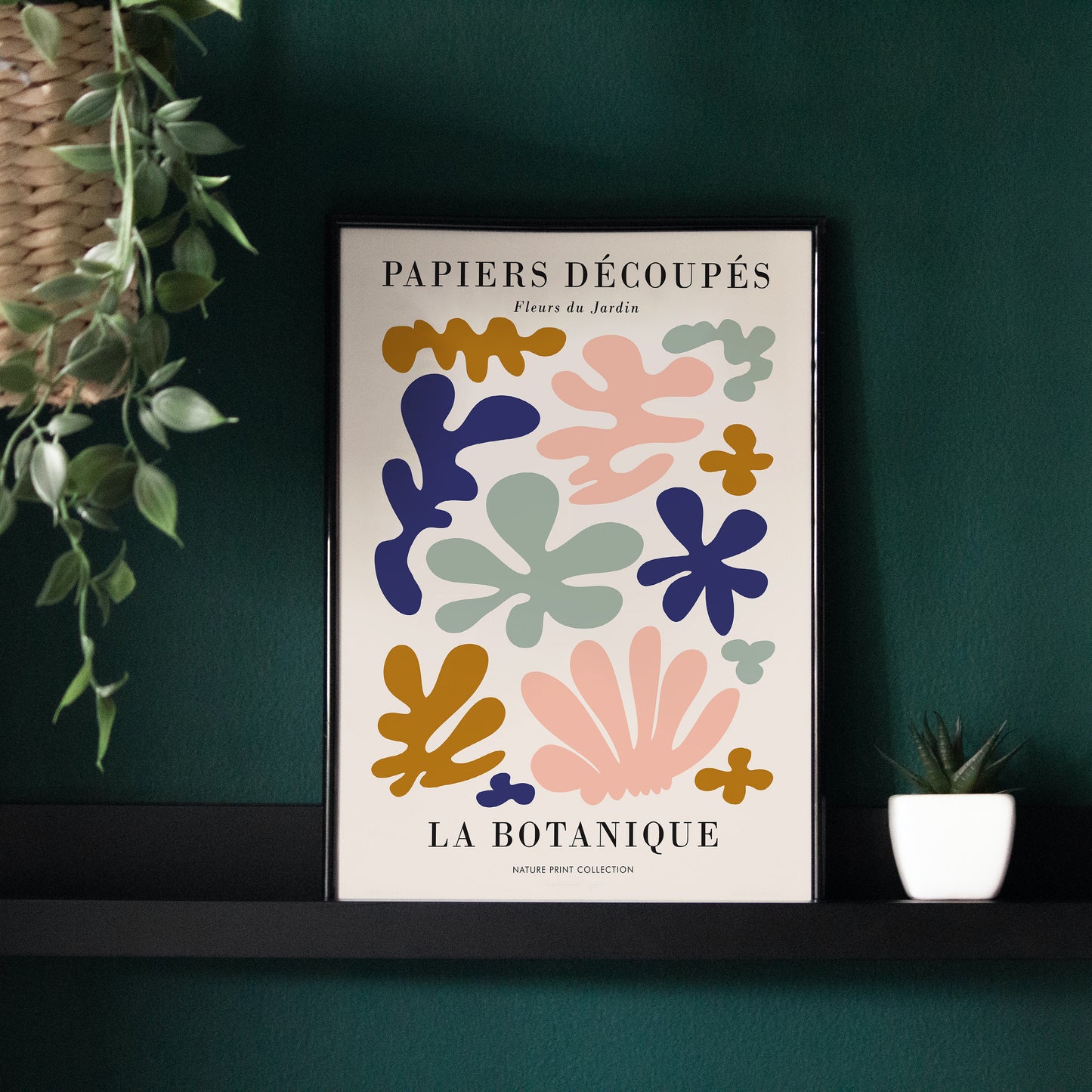 Botanical Papiers Cutouts Poster