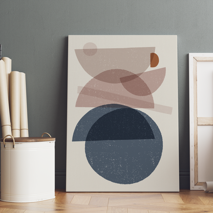 Classic Modern Geometric Canvas Print