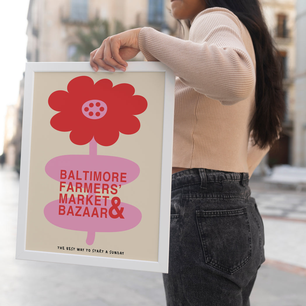 Baltimore Farmers Market & Bazaar Poster