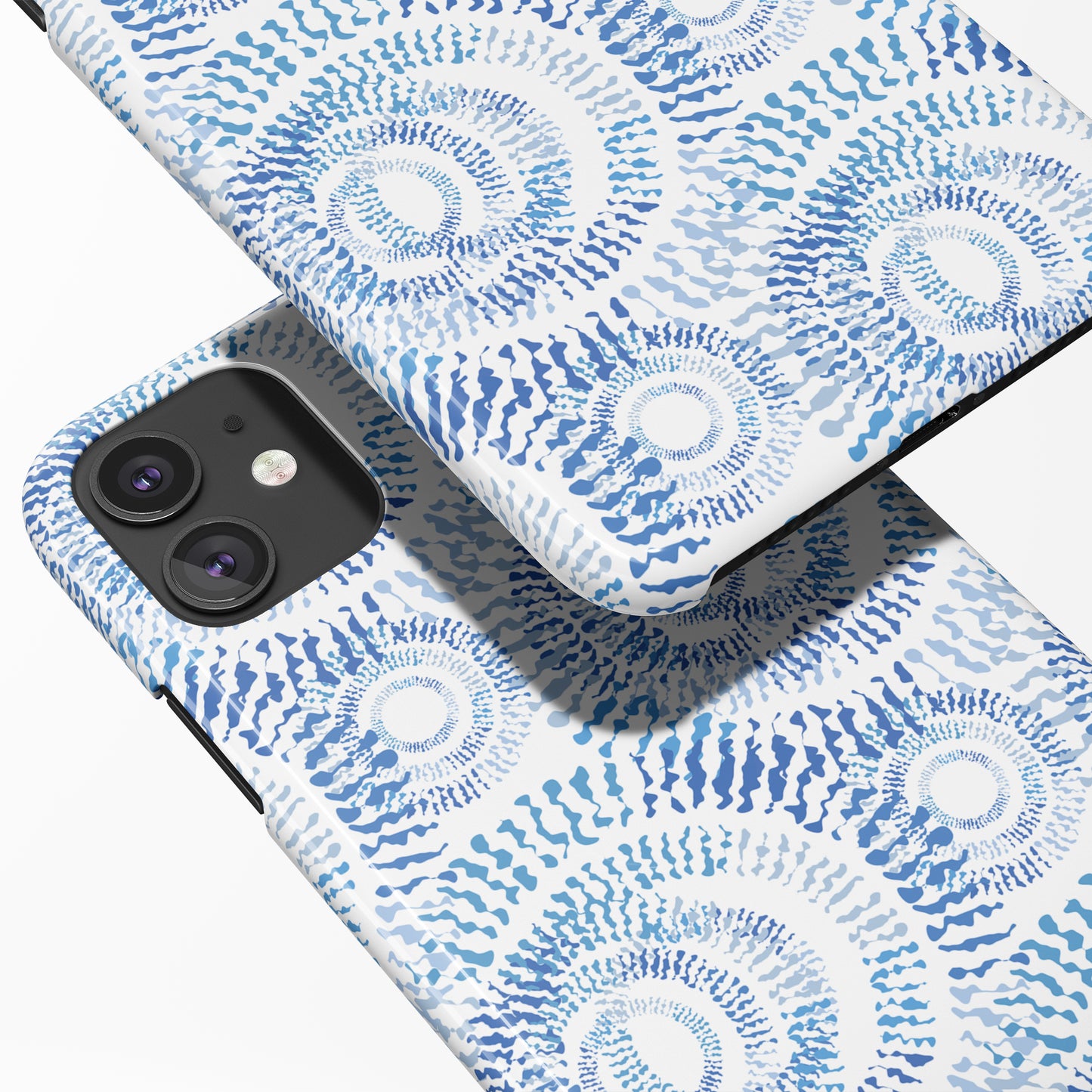 Blue Abstract iPhone Case