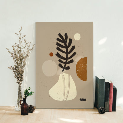 Beige Nature Canvas Print