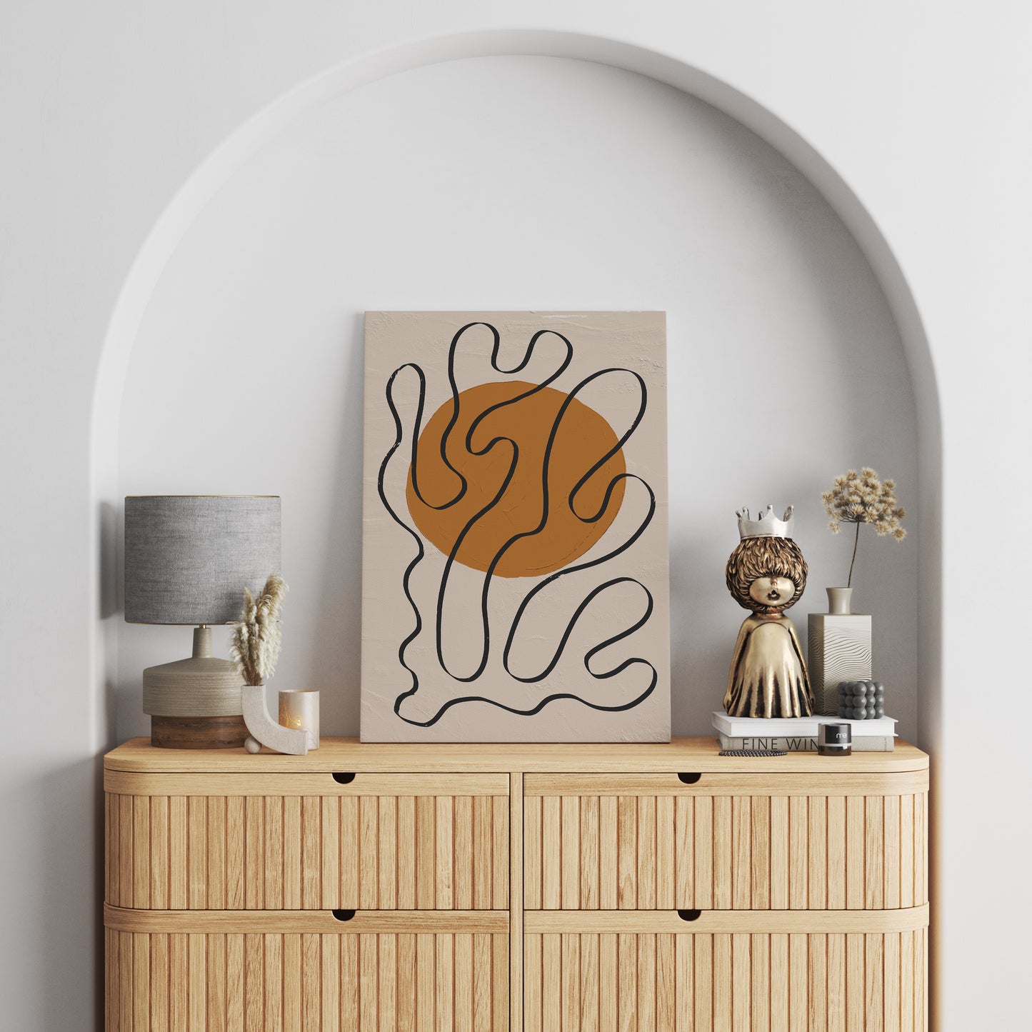 Minimalist Leaf Canvas Print