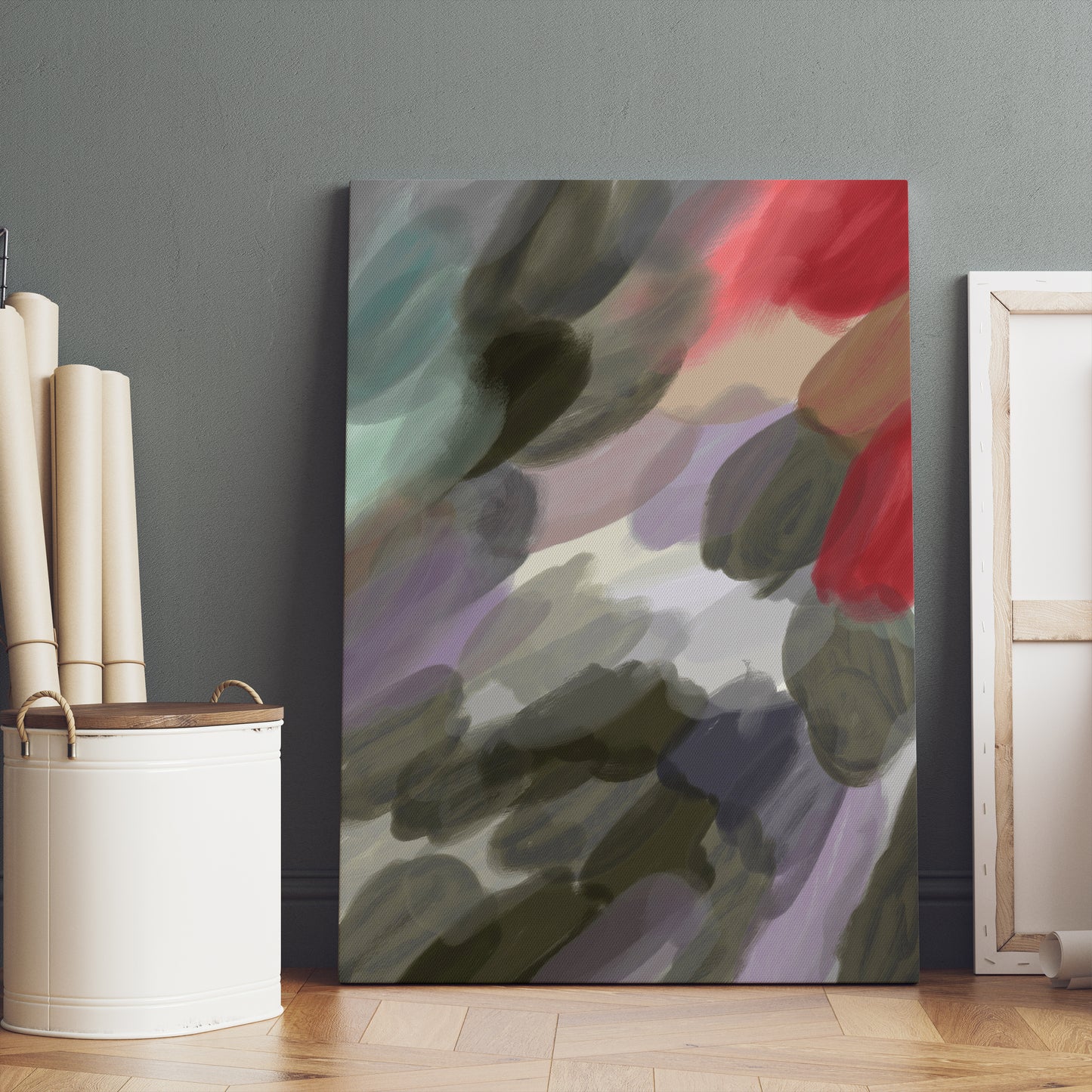 Hand Painted Abstract Art Canvas Print