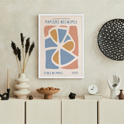 Boho Pastel Cut-Outs Poster