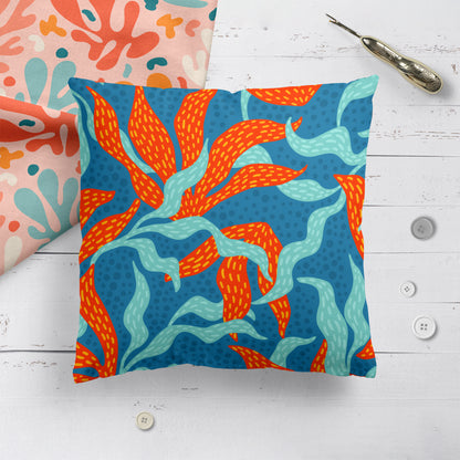 Pillow with Abstract Pattern